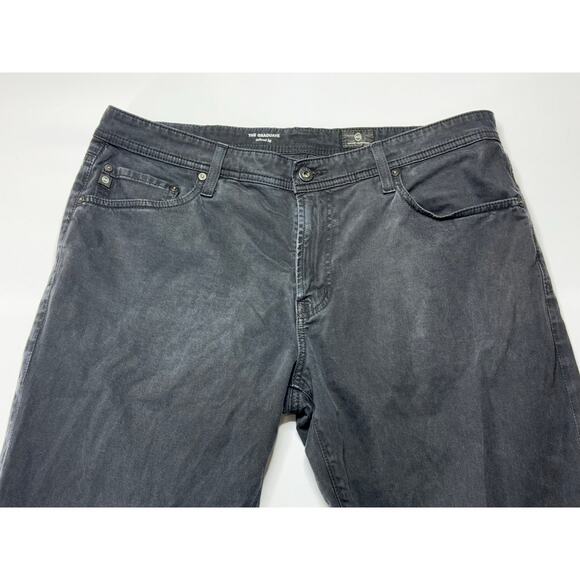 Adriano Goldschmied Men's The Graduate Tailored Leg Black Pants - Size 36x30 - Picture 3 of 7